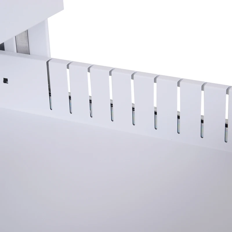 Vinsetto 24" Metal 3 Drawer Locking Under Desk Filing Cabinet On Wheels - White