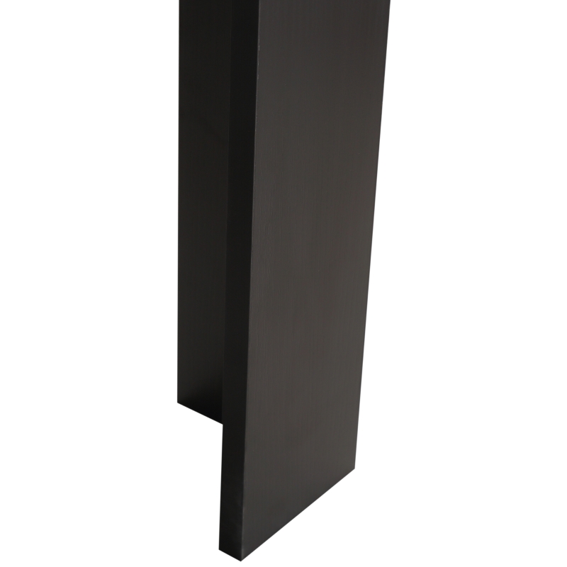 HomCom 40" Space Saving Modern Home Office Computer Desk Bookshelf Combo - Black