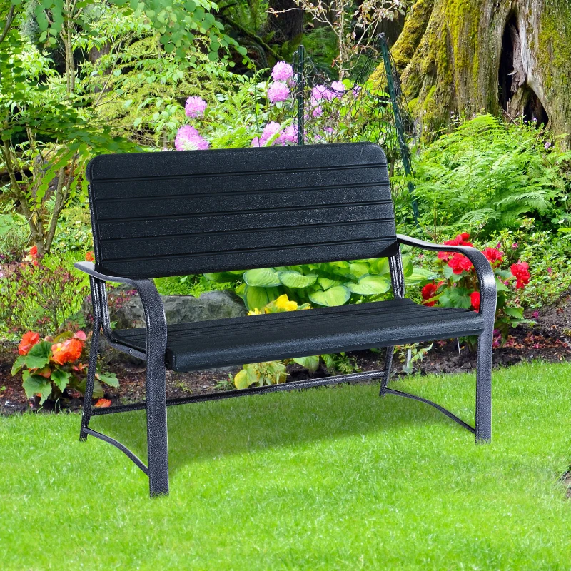 Outsunny 46” 2 Person Outdoor Bench