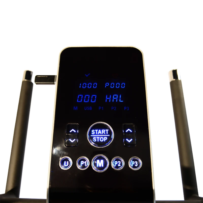 Soozier 1000W Portable Vibration Machine with LCD Display - Silver/Black