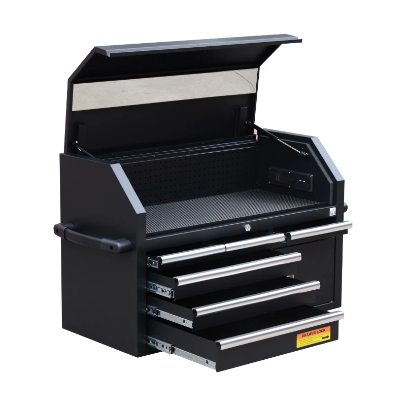 HomCom Rolling Steel 11 Drawer Tool Chest Cart