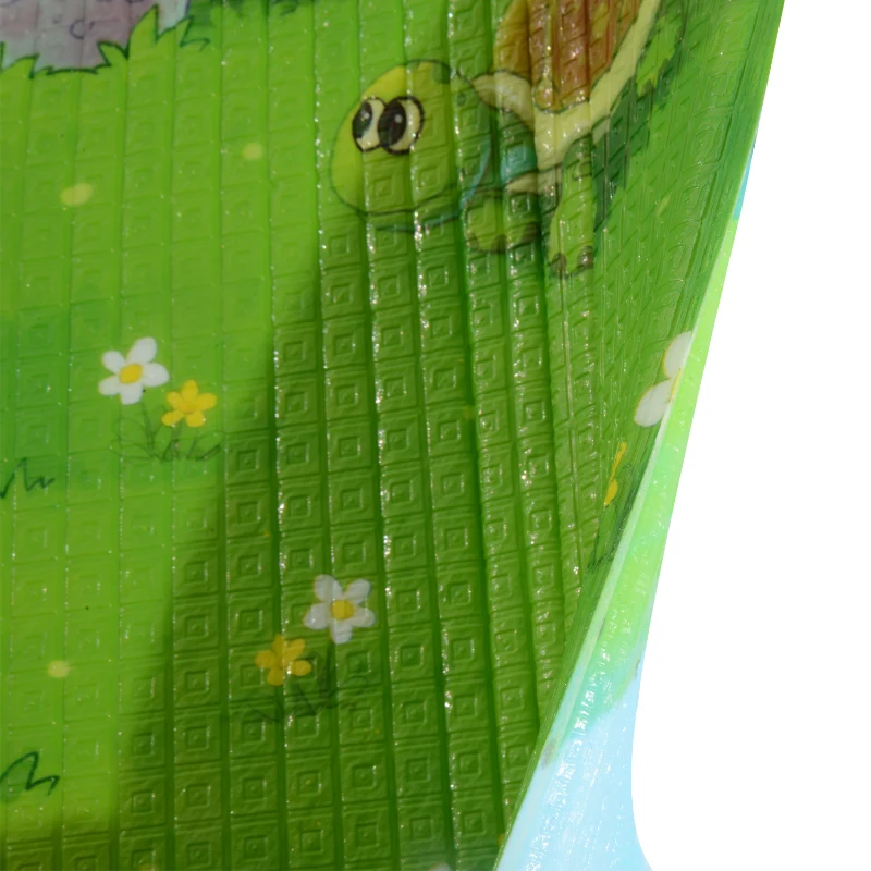 Qaba 71” x 51” Foam Farm Animal Baby Play Crawl Mat – Multi-Color