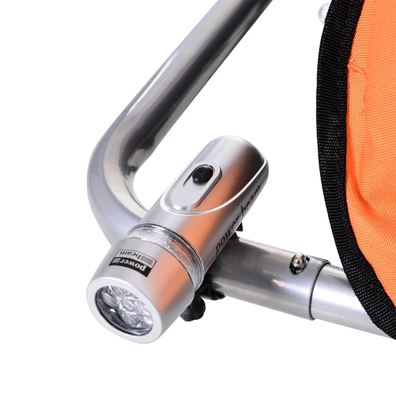 Aosom 2-Seat Kids Bicycle Trailer 55lbs Steel w/ Water Resistant Carrier Windows