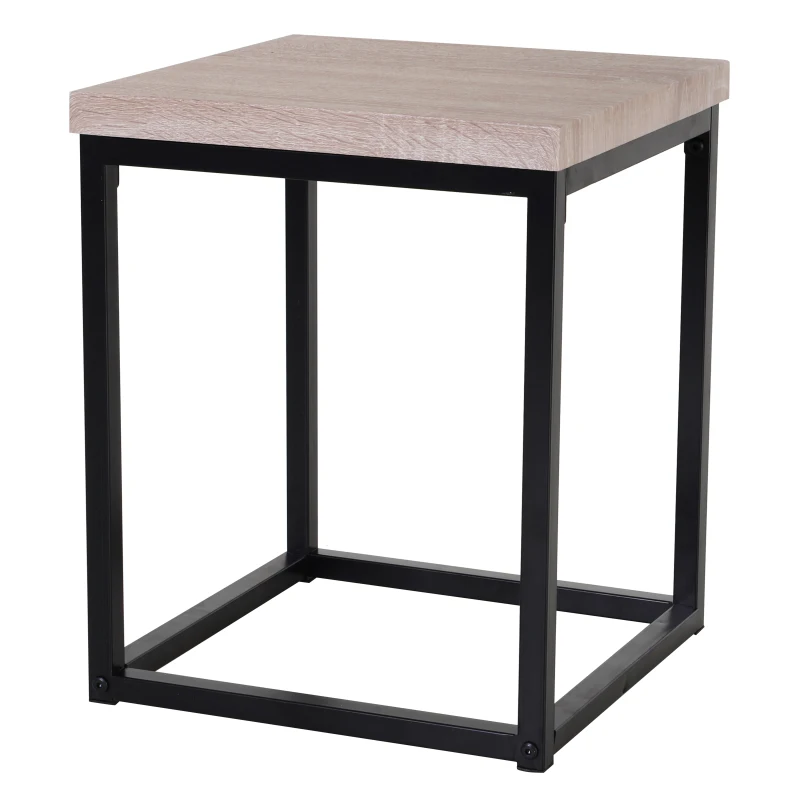 HomCom 5pcs Kitchen Dining Set Wood Bar Table Chair Stool Home Furniture