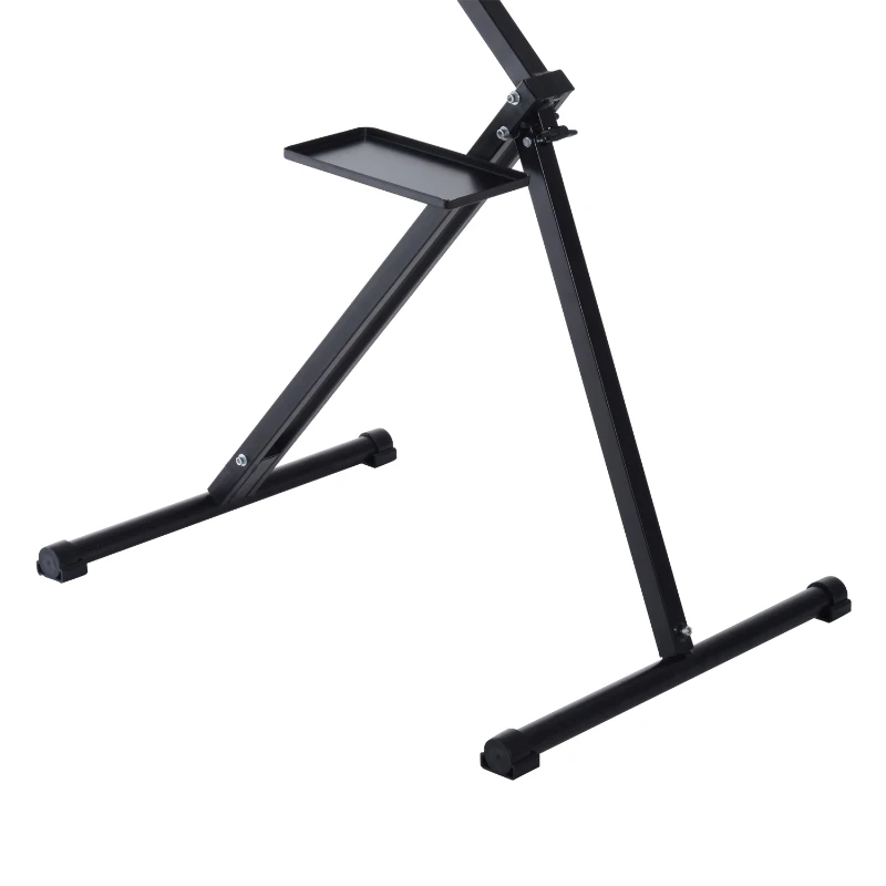 Aosom 47" Portable Folding Bike Repair Work Stand Rack - Black