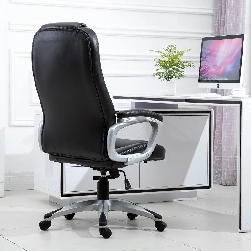 Vinsetto PU Leather High Back Ergonomic Executive Office Chair Computer Desk Seat