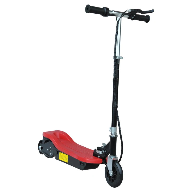 Aosom Red 24 Volt Battery Powered Kids Ride-On Electric Motorized Folding E-Scooter
