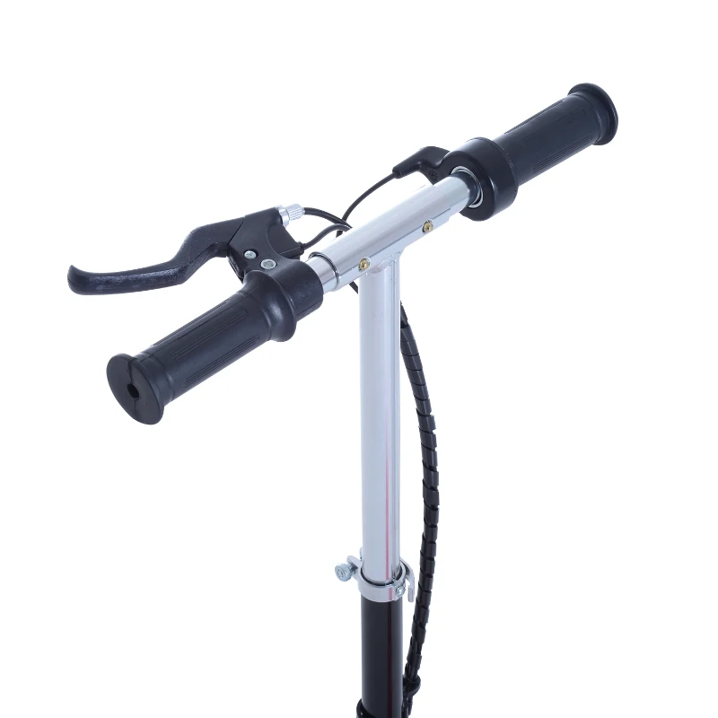 Aosom 120W Kids Folding Electric Scooter with LED Lights - Red