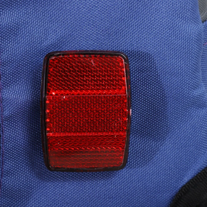 Aosom Outdoor Folding Pet Dog Bicycle Trailer and Stroller Jogger Cart - Blue and Grey