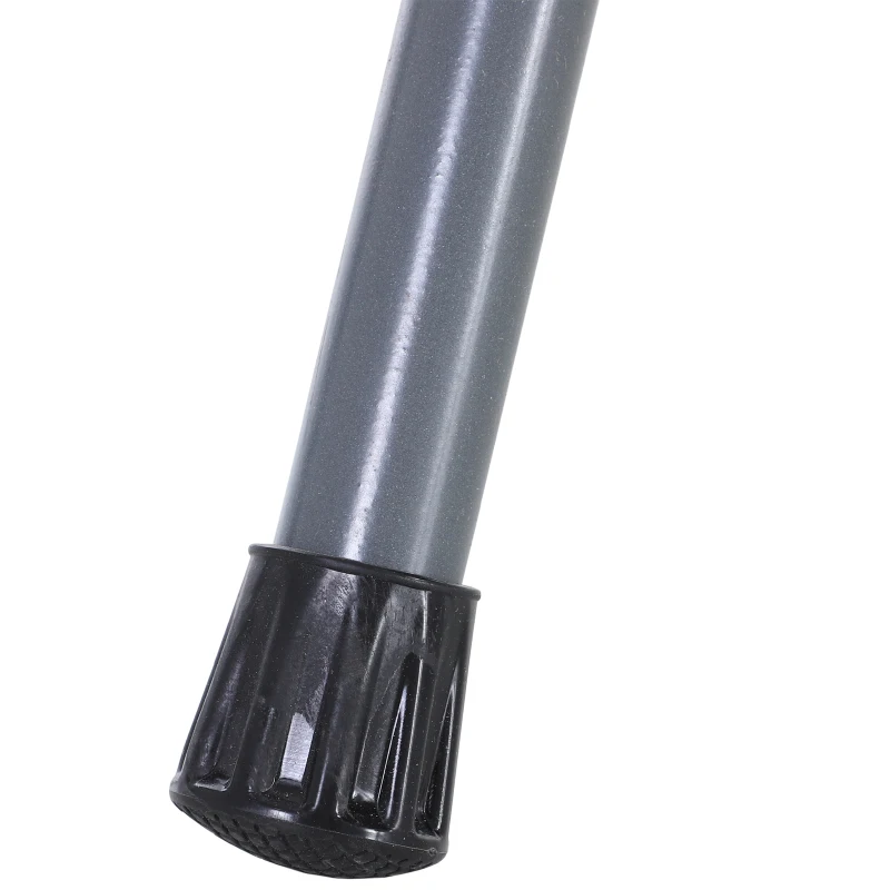 HOMCOM Folding 4 Step Ladder with Tool Tray and Wide Anti-Slip Platform 300 lbs. Capacity