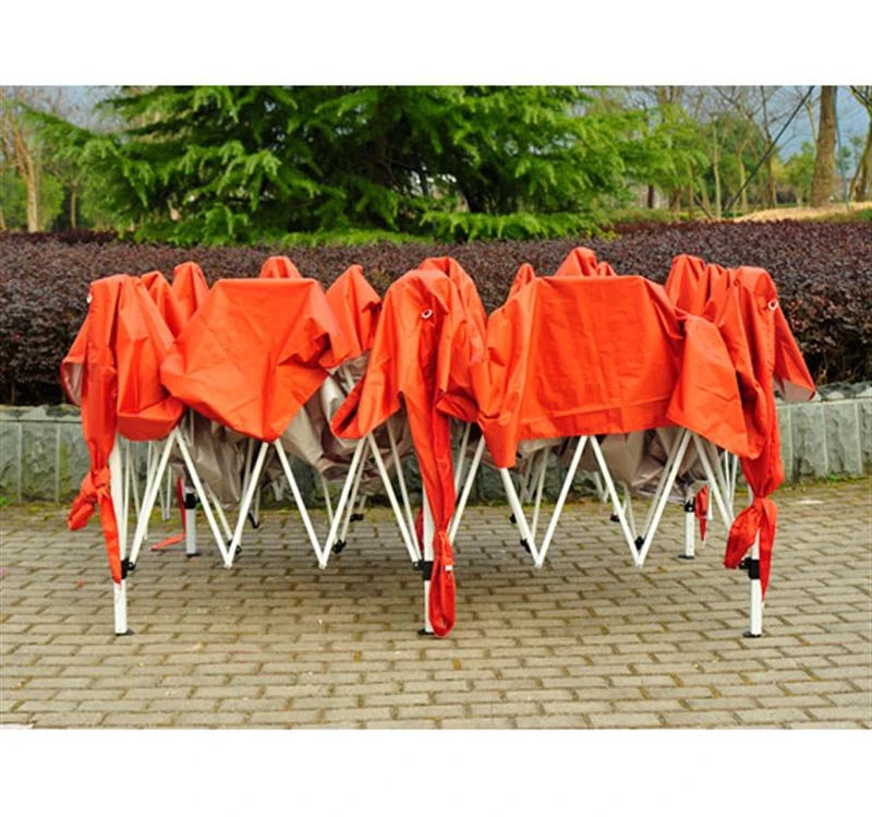 Outsunny 10' x 20' Pop Up Canopy Party Tent with 4 Removable Sidewalls - Rust Red