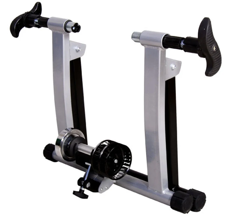 Soozier Indoor Kinetic Bike Trainer Exercise Cycling Resistance Stand - Silver
