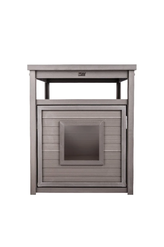 New Age Pet Jumbo LitterLoo Litter Box Cover/End Table - Grey