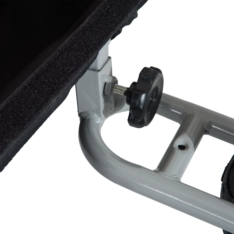 Aosom Elite Double Baby Bike Trailer Child Bicycle Kids Jogger - Red and Black