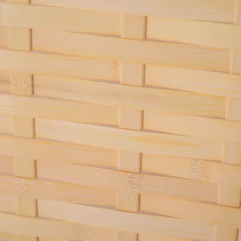 HomCom 6' 6-Panel Bamboo Screen Freestanding Room Divider
