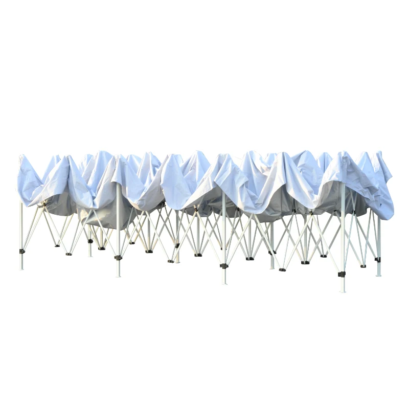 Outsunny 29' x 10' Pop Up Canopy Party Wedding Event Tent with Carrying Case - White