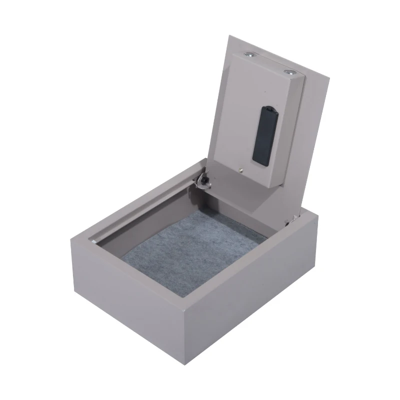 HomCom 12” x 8” x 4” Top Opening Drawer Digital Passcode Safe Home Security Storage With Emergency Keys