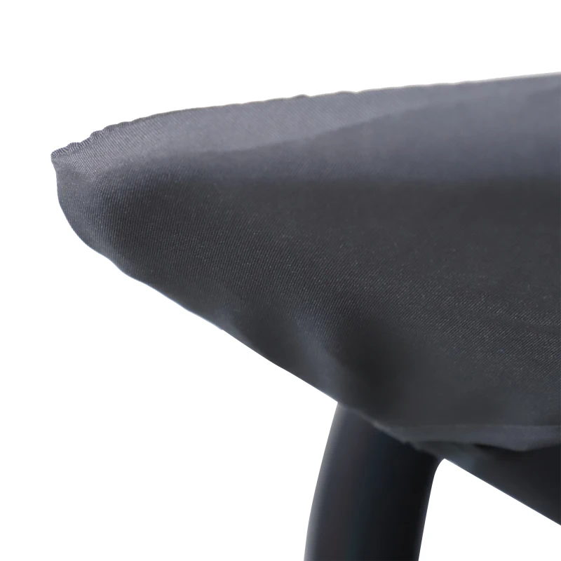 Outsunny Modern Outdoor Relax Deck/Patio Swing Chairs with 2 Separate Seats and Removable Shade Canopy -  Grey and Black