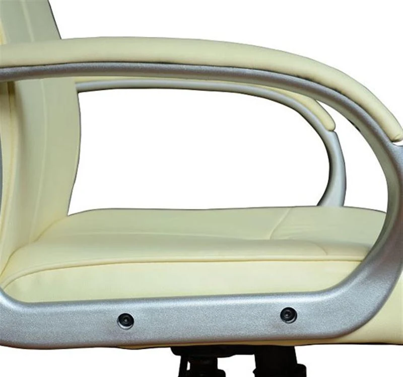 HomCom Synthetic Leather Computer Office Chair Cream - 3462
