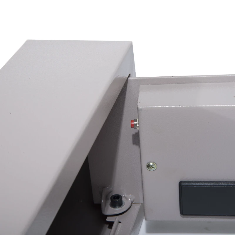 HomCom 12” x 8” x 4” Top Opening Drawer Digital Passcode Safe Home Security Storage With Emergency Keys