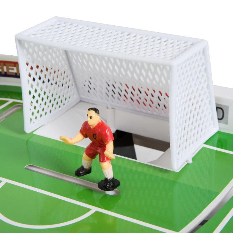 Soozier 37” Portable Mini Foosball Table Tabletop Soccer Game for Kids Sportcraft Football Table - Green/White