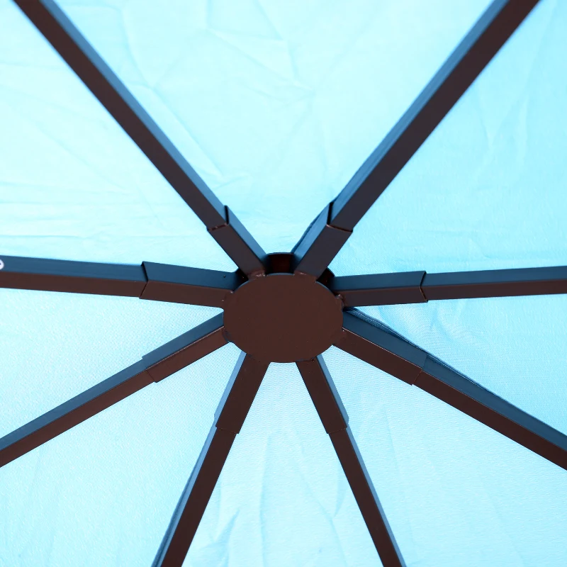 Outsunny 10’ x 10’ Outdoor Portable Dome Canopy Tent Sunshade Cover - Blue