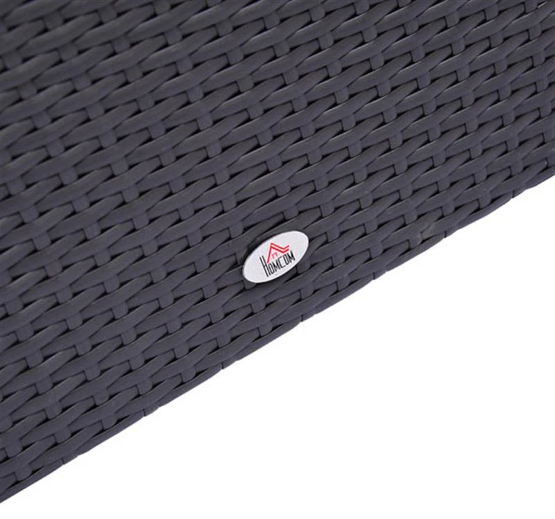 Outsunny 6 Piece Outdoor Patio PE Rattan Wicker Sofa Sectional Furniture Set