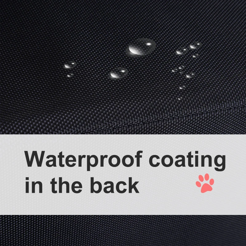 PawHut 30" 4-Step Metal Frame Oxford Fabric Folding Portable Pet Stairs for Dogs