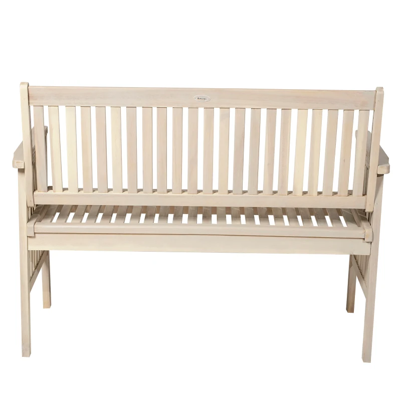 Outsunny 46" Acacia Wood Outdoor Patio Garden Bench