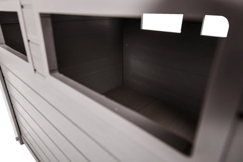 New Age Pet Jumbo LitterLoo Litter Box Cover/End Table - Grey