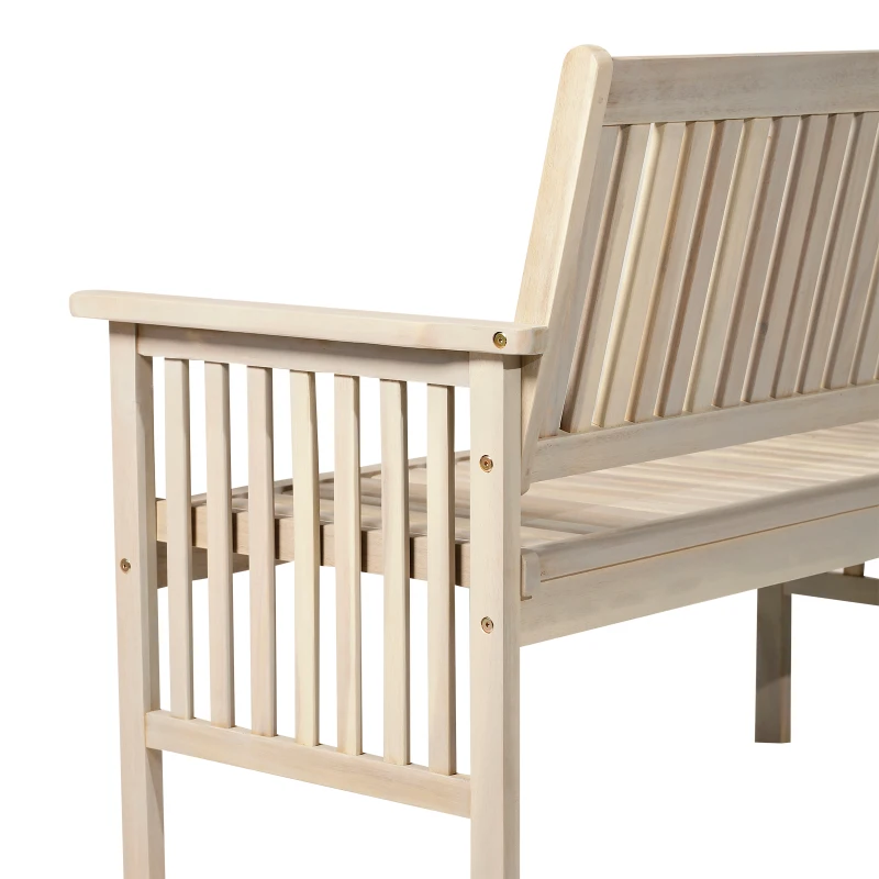 Outsunny 46" Acacia Wood Outdoor Patio Garden Bench