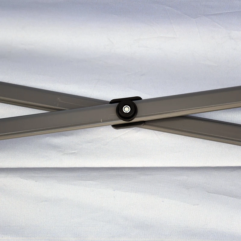 Open Box Outsunny Canopy Tent 10x20 Easy Pop Up Canopy Party Tent with 2-Tier Roof - Blue