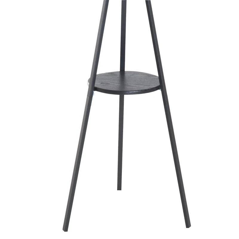 HOMCOM 71" Metal Freestanding Modern Tree Branch Coat Rack - Black