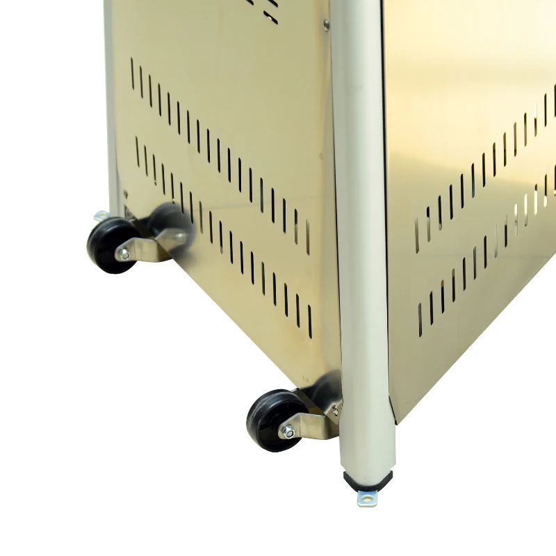 Outsunny 90" Stainless Steel Pyramid Patio Heater with Wheels