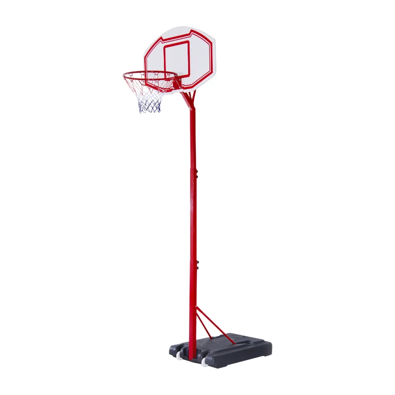 Aosom 10' Height Adjustable Portable Basketball Hoop System with 35" Heavy Duty Backboard