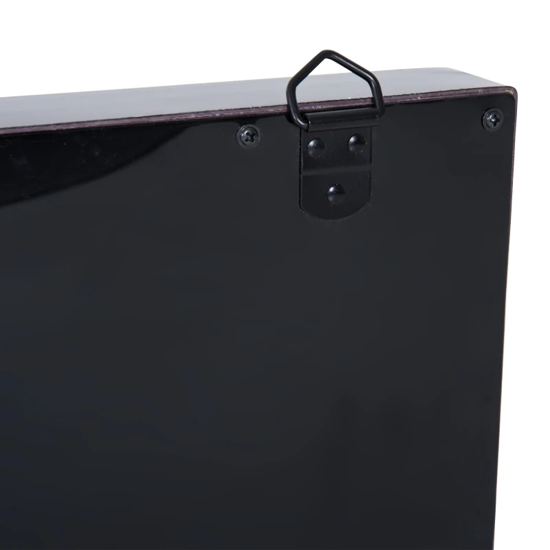 HomCom LED Lighted Make-Up Vanity Mirror - Black