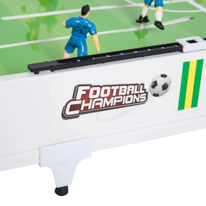 Soozier 37” Portable Mini Foosball Table Tabletop Soccer Game for Kids Sportcraft Football Table - Green/White