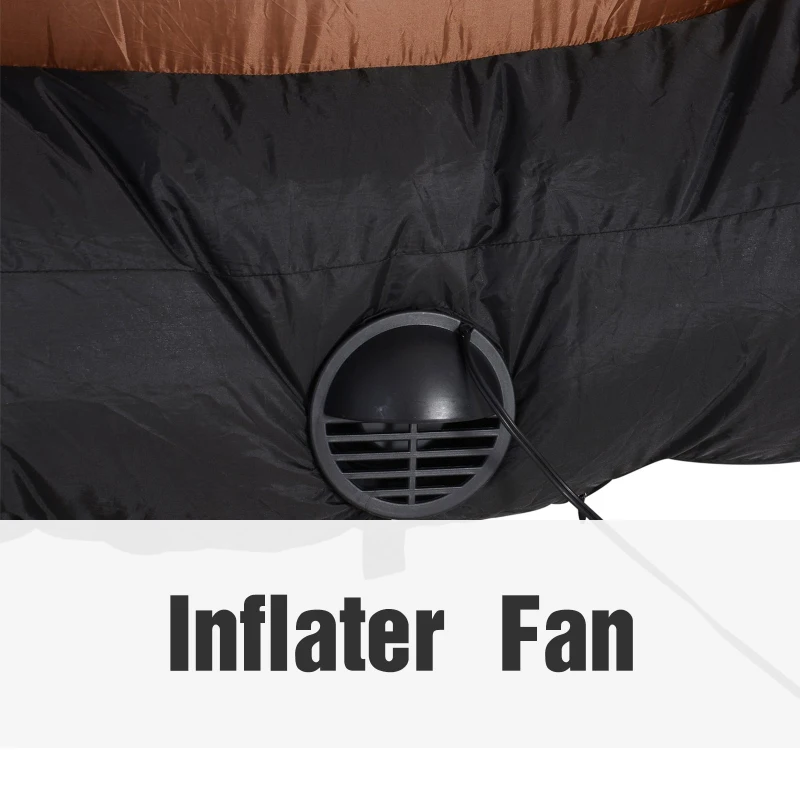 HOMCOM 8’ Lighted Inflatable Outdoor Halloween Yard Decoration - Spooky Dead Tree