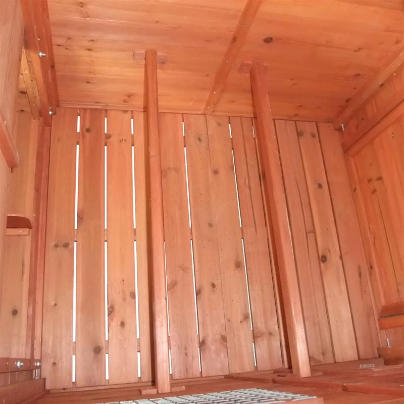 Pawhut Portable Wooden Chicken Coop With Nesting Box and Roost