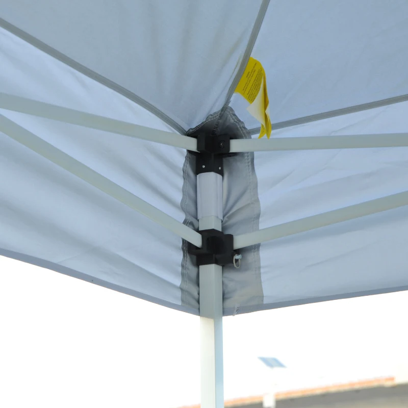 Outsunny 29' x 10' Pop Up Canopy Party Wedding Event Tent with Carrying Case - White