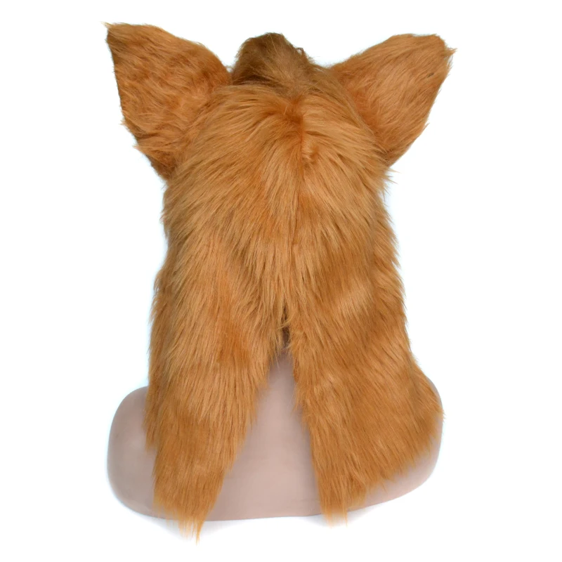HomCom Cartoon Fox Costume Mouth Mover Hood