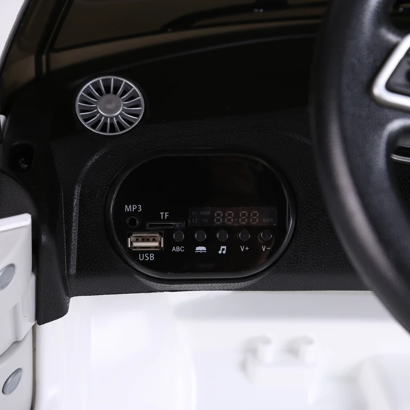 Aosom 6V Audi TT RS Kids Oudtoor Electric Sports Car Vehicle Ride On Toy One Seat with Remote Control - White