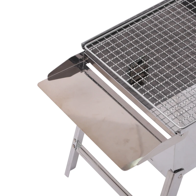 Outsunny Stainless Steel BBQ Charcoal Tabletop Grill