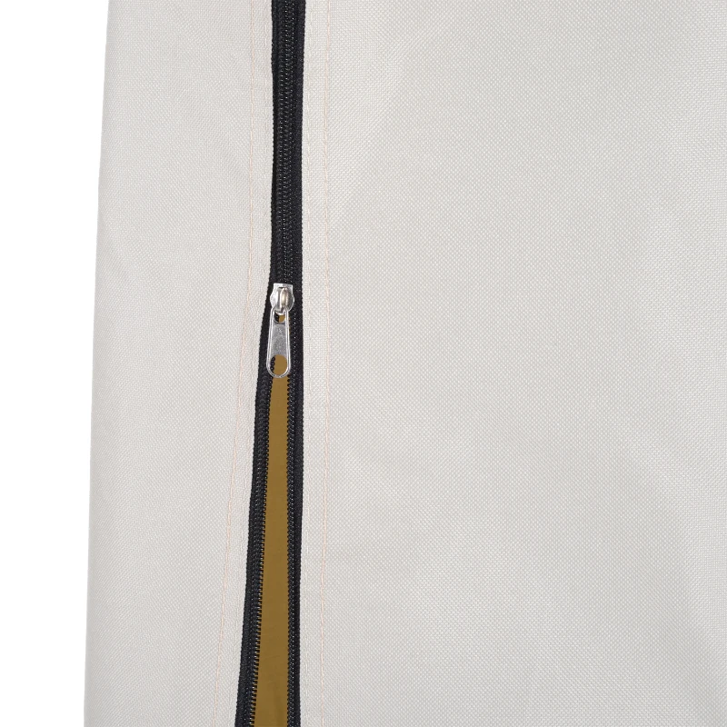 Outsunny Patio Outdoor All-Weather Protective Umbrella Cover Zipper Waterproof Fits 10 ft to 13ft Parasol