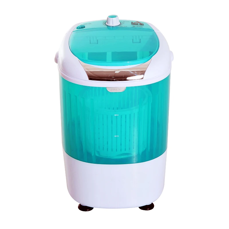 HomCom 2-In-1 Electric 5.5 Pound Capacity Mini Portable Washing Machine And Air Spin Dryer - Green