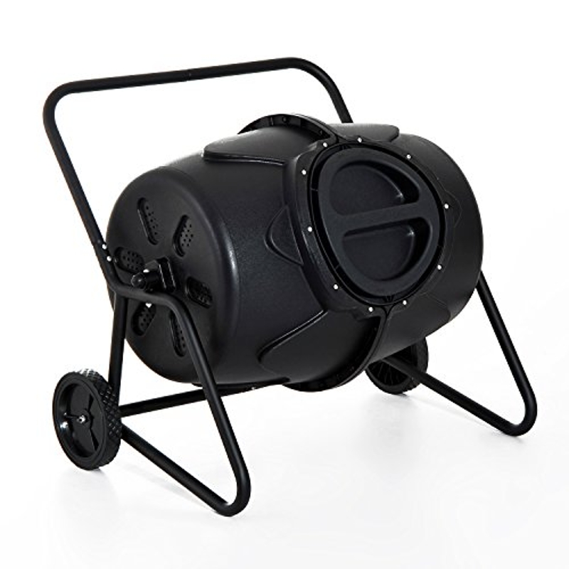 Outsunny Heavy Duty Lightweight Metal Compost Tumbler