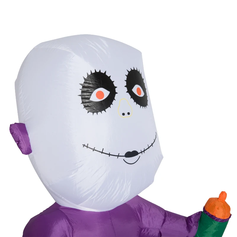 HomCom 5’ Outdoor Inflatable Inflatable Halloween Decoration - Spooky Baby with Bottle