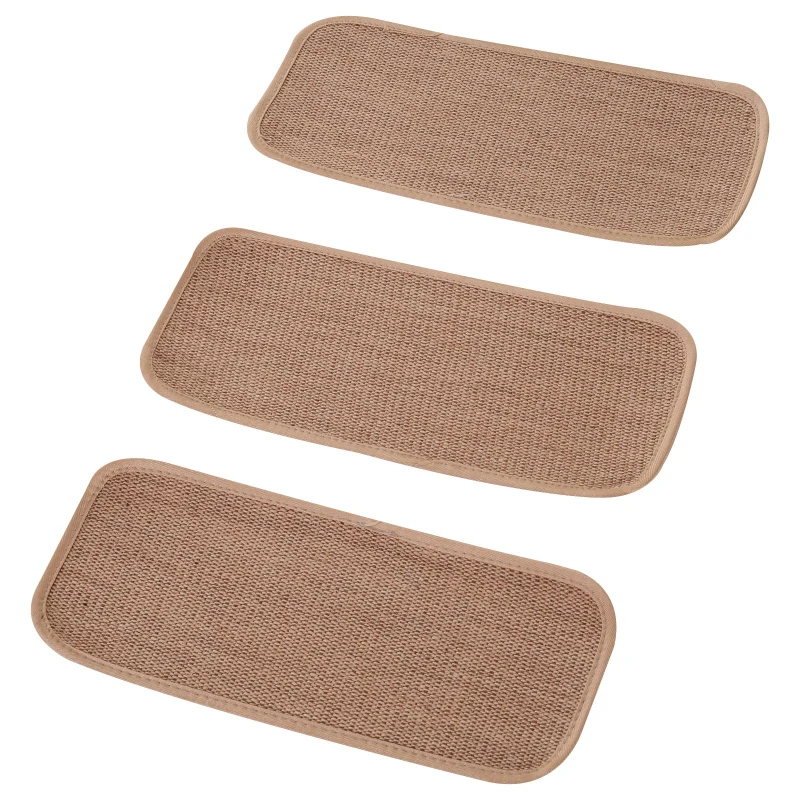 PawHut 3-Step Pet Stairs for Dogs and Cats with Built-in House and Nonslip Carpet, Brown