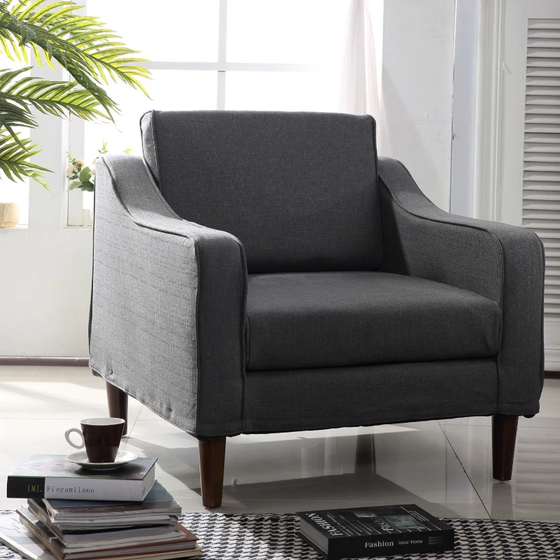 HomCom Single-Seat Sofa - Dark Gray