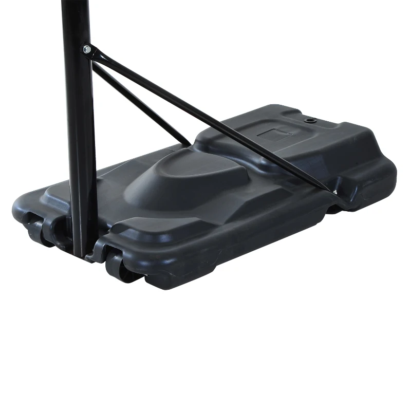 HomCom Height Adjustable 28" Backboard Portable Basketball Hoop System